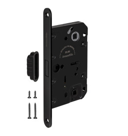 Защелка магнитная  WC с ответной планкой Gravity G01.190.50.96 BL Черный