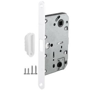 Защелка врезная магнитная «ML96WC-50» WH Белый