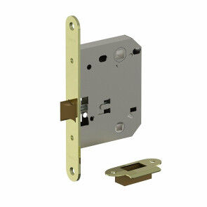 Защелка для межкомнатной двери пластиковый язычок «Bravo P-2R-WC» G Золото