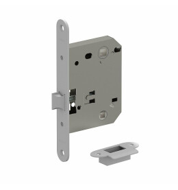 Защелка для межкомнатной двери пластиковый язычок «Bravo P-2R-WC» W Белый