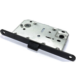 Защелка межкомнатная под фиксатор Vantage P96 BL черный (пластик.язычек)