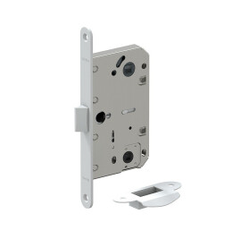 Защелка для межкомнатной двери пластиковый язычок «Bravo P-3-WC» W Белый