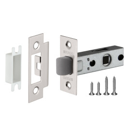 Защелка врезная PLASTP12-45-25 SN мат.никель