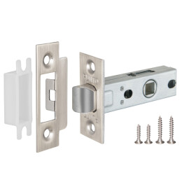 Защелка врезная METL45-8 ( L45-8) SN мат.никель