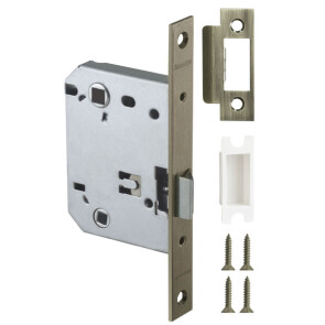 Защелка врезная METLH720-50 (LH 720-50) AB бронза Box на 70мм /прям/