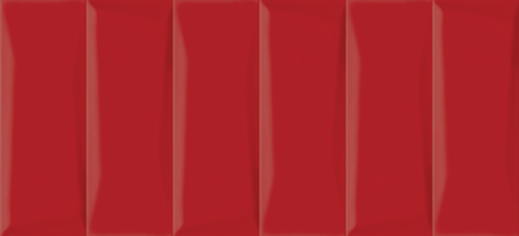 Evolution облицовочная плитка  рельеф кирпичи красный (EVG413) 20x44