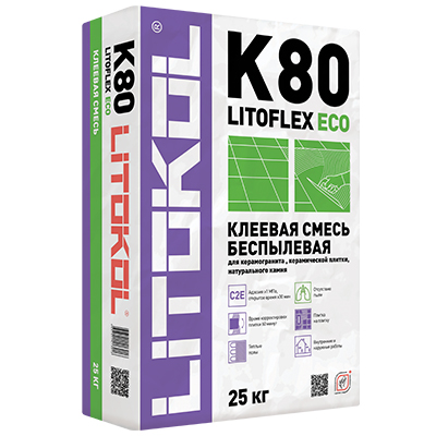 LITOFLEX К80 ECO - беспылевая 25kg