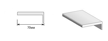 Наличник "Т" Без отделки М Тип-0 2150*70*12 (20*3)