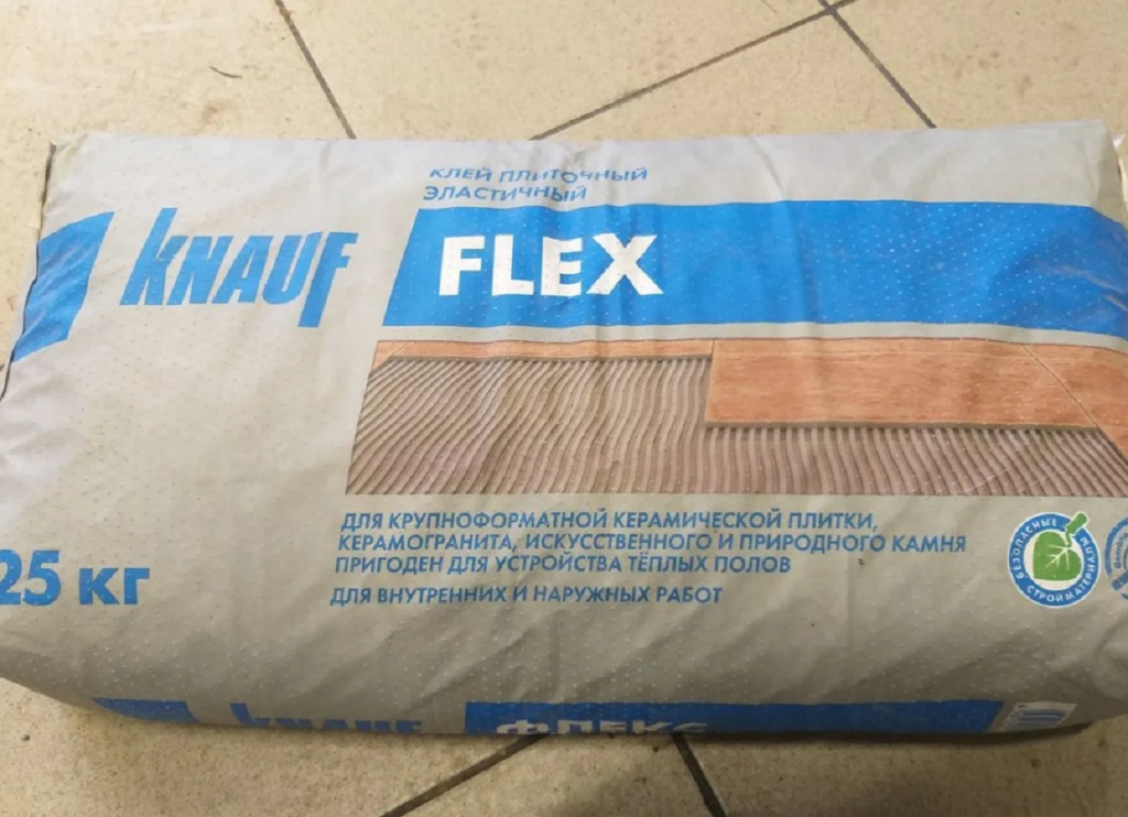 Клей для керамической плитки Knauf Flex