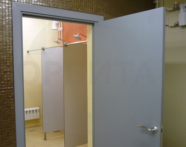 Композитные двери для душевых и ванных комнат