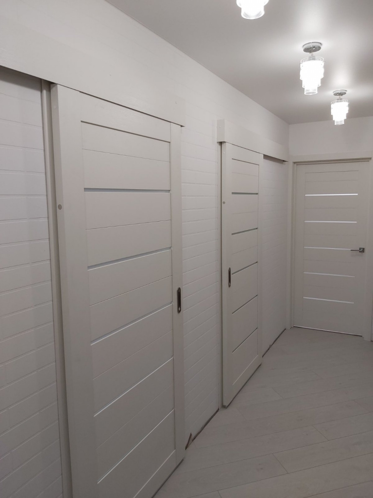 Раздвижные двери цвета сноу вералинга для квартиры
