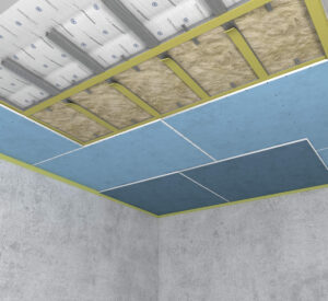 Звукоизоляция потолка дома панелями