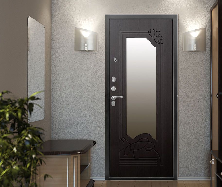 Оформление входной двери в интерьере квартире