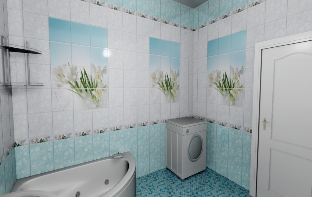 Небольшая стоимость ПВХ-панелей позволит сделать ремонт в ванной комнате за небольшие деньги