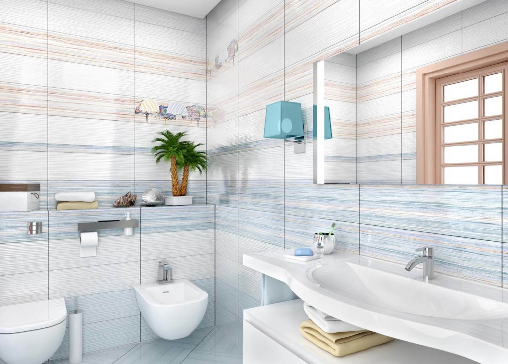 Избранные фото дизайна плитки ванной комнаты и технологии отделки