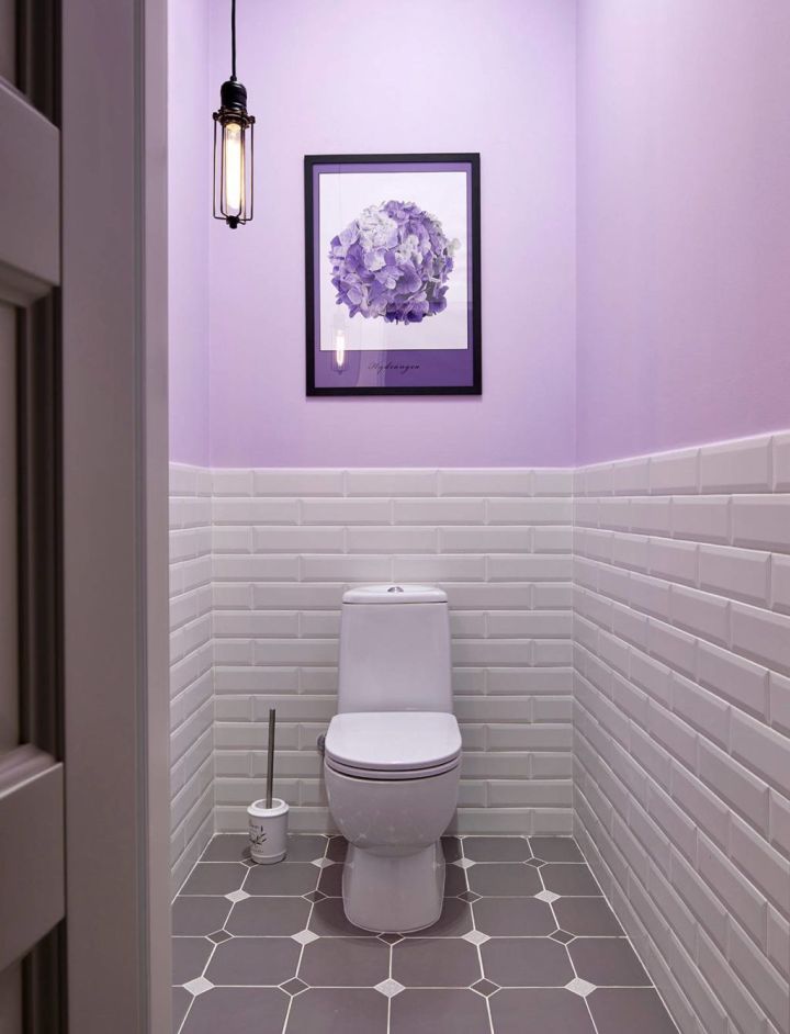 Отделка стен в туалете - 70 фото дизайна, материалы, идеи для ремонта
