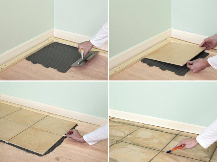 Плитка на деревянный пол: как уложить правильно, можно ли это делать, инструкция | sapsanmsk.ru