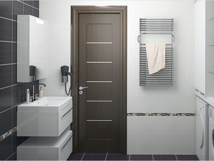 Чёрные двери в ванную и туалет купить по цене производителя. Комплексный сервис, гарантии качества