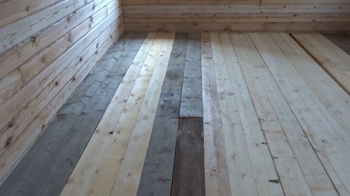 Деревянный пол в гараже. Монтаж деревянных полов в гараже