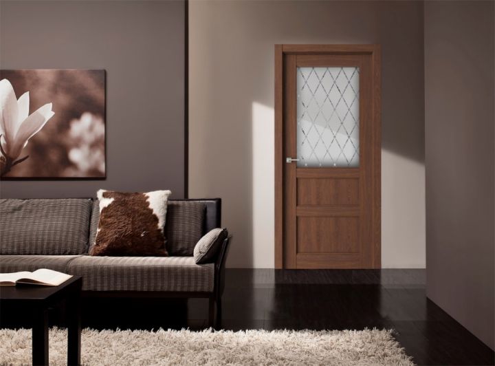 Коричневые двери в интерьере квартиры: с чем сочетаются, дизайн, 50+ фото