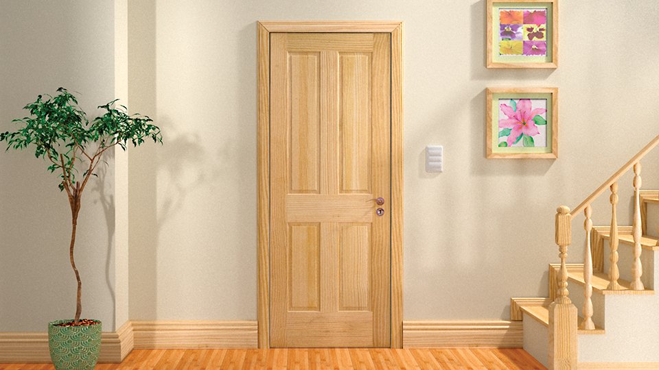 Двери из массива сосны