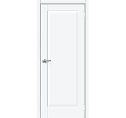 Дверь межкомнатная "Прима-10" White Silk глухая