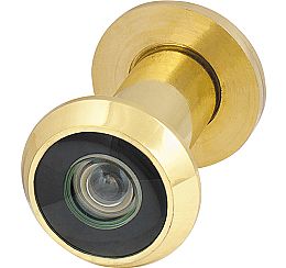 Глазок дверной, пластиковая оптика «DV1» 16/35х60 GP Золото