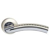 Ручка раздельная для межкомнатной двери «Libra LD26-1SN/CP-3» МатНикель/Хром
