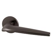Ручка раздельная для межкомнатной двери «TWIN URS BPVD-77» Вороненый никель