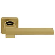 Ручка раздельная для входной и межкомнатной двери «Bea (SQ ROSET)» МатЗолото/Золото