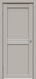 Дверь межкомнатная "Concept-601" Шелл грей, стекло Сатинато белое