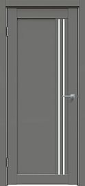Дверь межкомнатная "Concept-604" Медиум грей, стекло Сатинато белое