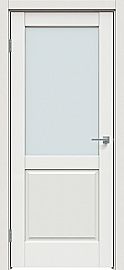 Дверь межкомнатная "Concept-629" Белоснежно матовый, стекло Сатинато белое