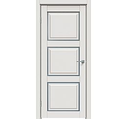 Дверь межкомнатная "Concept-653" Белоснежно матовый стекло Сатинато
