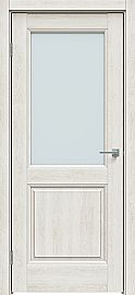 Дверь межкомнатная "Concept-657" Дуб патина золото стекло прозрачное