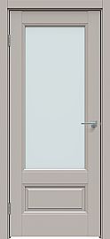 Дверь межкомнатная "Concept-661" Шелл грей, стекло Сатинат белый