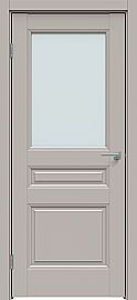 Дверь межкомнатная "Concept-663" Шелл грей, стекло Сатинат белый