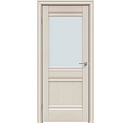 Дверь межкомнатная "Future-593" Дуб Серена керамика, стекло Сатинат белый