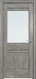 Дверь межкомнатная "Future-593" Дуб винчестер серый, стекло Сатинат белый