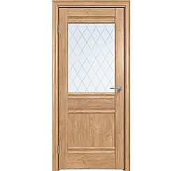 Дверь межкомнатная "Future-593" Дуб Винчестер светлый, стекло Ромб