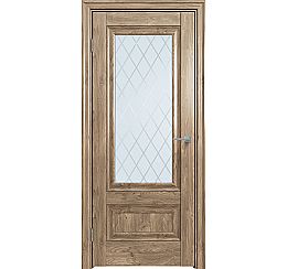 Дверь межкомнатная "Future-599" Дуб Винчестер трюфель, стекло Ромб
