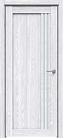 Дверь межкомнатная "Future-604" Дуб патина серый, стекло Сатинато белое