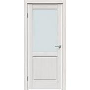 Дверь межкомнатная "Future-629" Дуб серена светло-серый, стекло Сатинато белое