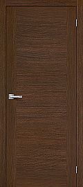 Дверь межкомнатная шпонированная «Вуд Флэт-1V1» Golden Oak (Шпон натуральный) глухая