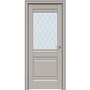 Дверь межкомнатная "Concept-626" Шелл грей, стекло Ромб