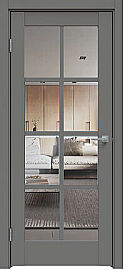 Дверь межкомнатная "Concept-636" Медиум грей стекло Прозрачное
