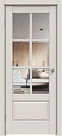 Дверь межкомнатная "Concept-640" Лайт грей, стекло Прозрачное