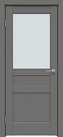 Дверь межкомнатная "Concept-644" Медиум грей, стекло Сатинат белый
