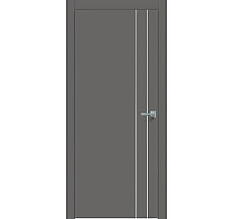 Дверь межкомнатная "Concept-713" Медиум грей глухая, кромка-ABS