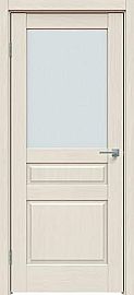 Дверь межкомнатная "Future-633" Дуб серена керамика стекло Сатинат белый